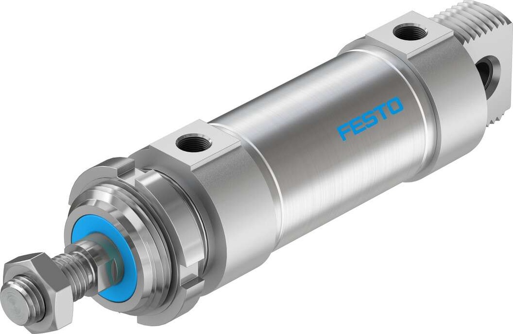 CILINDRO / ISO 6432 / DOBLE EFEC. / EMB. 50MM / CARRERA 80MM / AMORT. NEU. REGU. / P/DETEC. POSI. / VASTAGO M16X1,5 / CONEX. NEU. G1/4