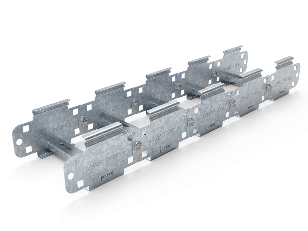 CURVA VERTICAL ESCALERA SMARTTRAY 150  5 ESL ALA 90  #18 GALVANIZADA EN CALIENTE