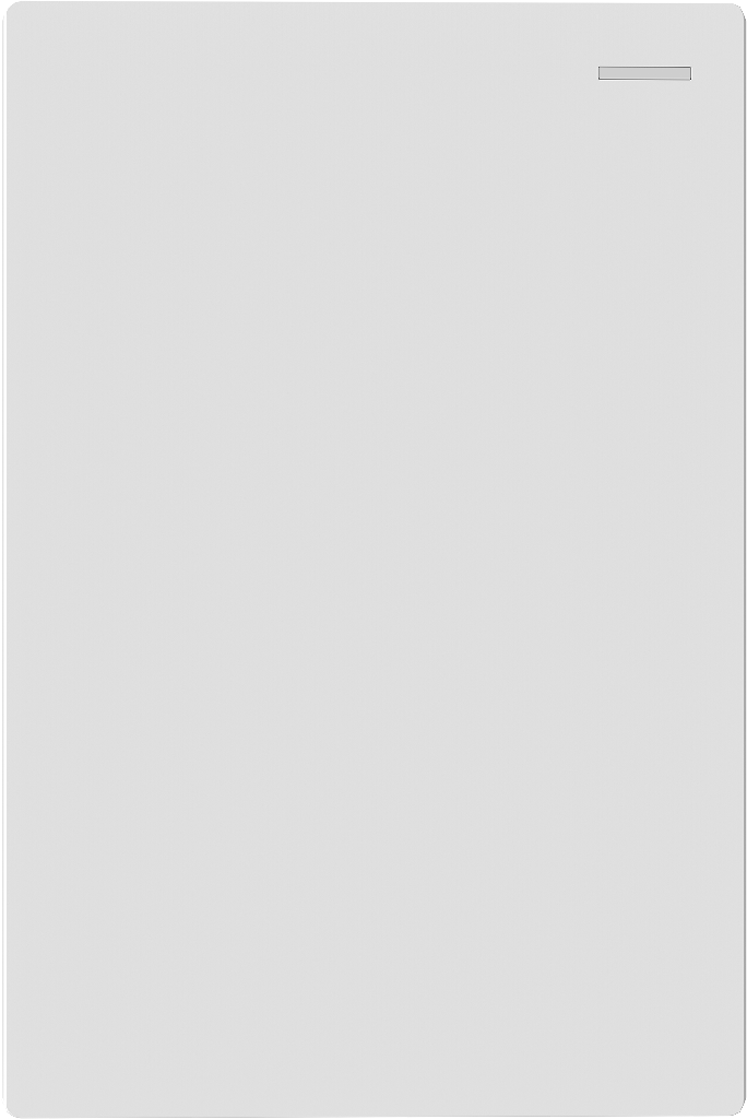 (H.A.S.D.) MODULO PUNTO TECLA MILAN BLANCO MACROLED, 1 CANAL, 2 VIAS, AC 250V, 10A MAX. BASTIDOR METALICO