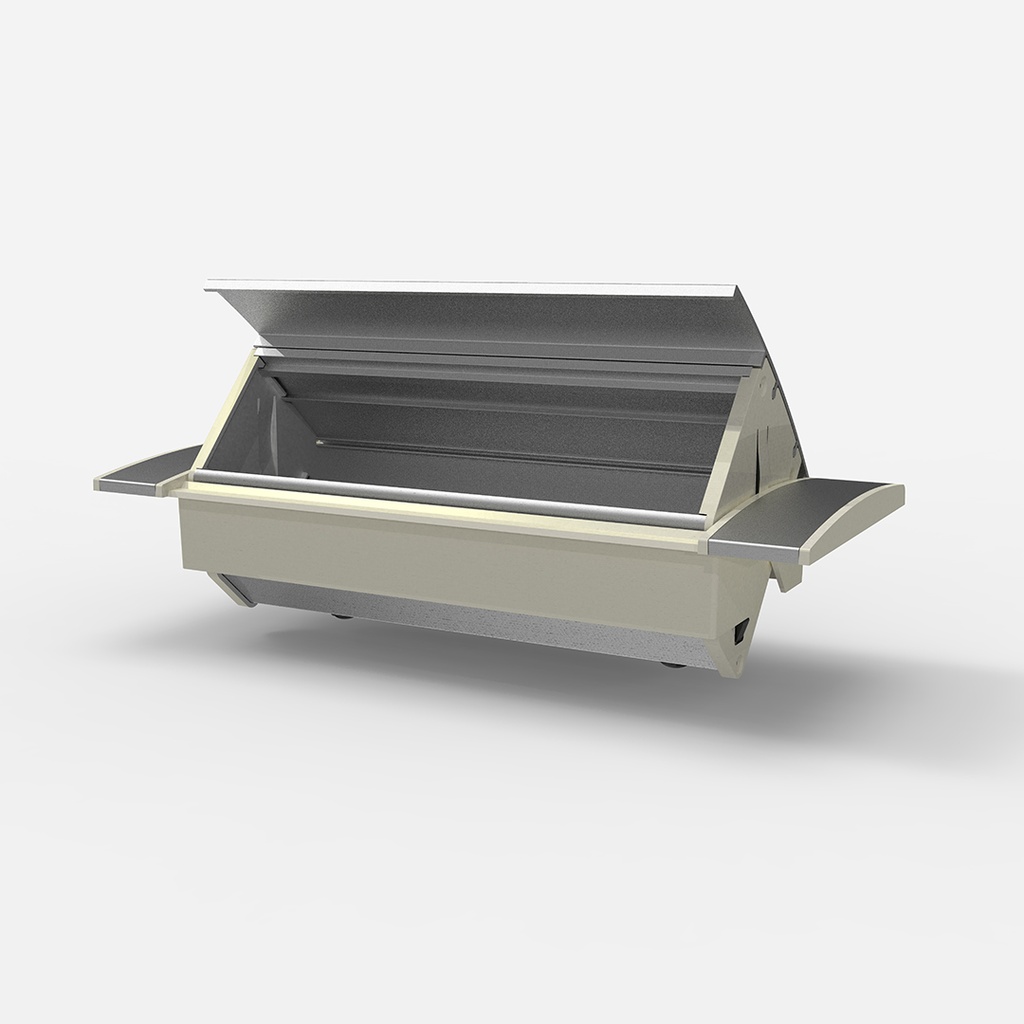 ESTACION P/ESCRITORIO MULTICONEXION ALUMINIO NATURAL-CUERPO BLANCO   DK10