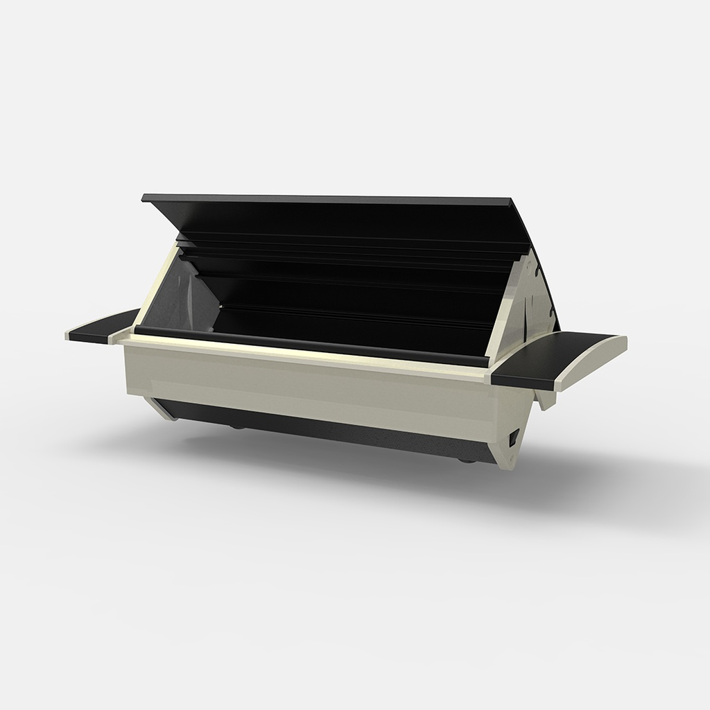 ESTACION P/ESCRITORIO MULTICONEXION ALUMINIO NEGRO-CUERPO BLANCO   DK10