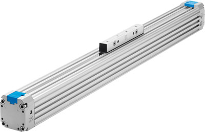 ACTUADOR LINEAL SIN VASTAGO / EMB. 50 / CARRERA 920MM / AMORT. NEU. REGU. / P/ DETEC. POSI. / GUIA RODAM. DE BOLAS / CONEX. NEU. G1/4