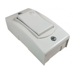 MOD. LLAVE 1 PUNTO EXTERIOR  10A  220V  BLANCO