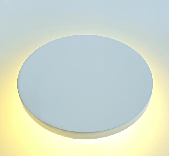APLIQUE LED DE PARED ASTRO REDONDO RETROILUMINADO 15W 3000K FUNDICIÓN DE ALUMINIO BLANCO Ø150MM