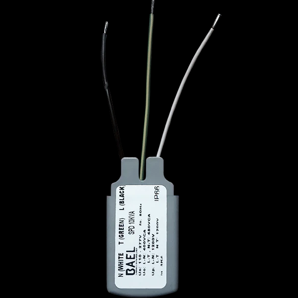 PROTECTOR PARA PICOS DE TENSION PARA LUMINARIAS DE LEDS 100-277VCA IP67