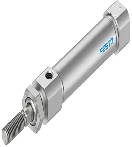 CILINDRO / ISO 6432 / DOBLE EFEC. / EMB. 25MM / CARRERA 10MM / AMORT. TOPES ELAST. / VAST. M10X1,25 / CONEX. NEU. G1/8 / CONEX. AIRE AXIAL CULATA POST.