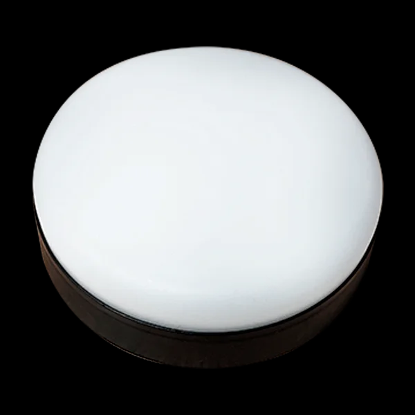 APLIQUE TORTUGA CIRCULAR / REDONDA 18W 6500K LUZ FRIA 220V IP65 NEGRO 159x53mm