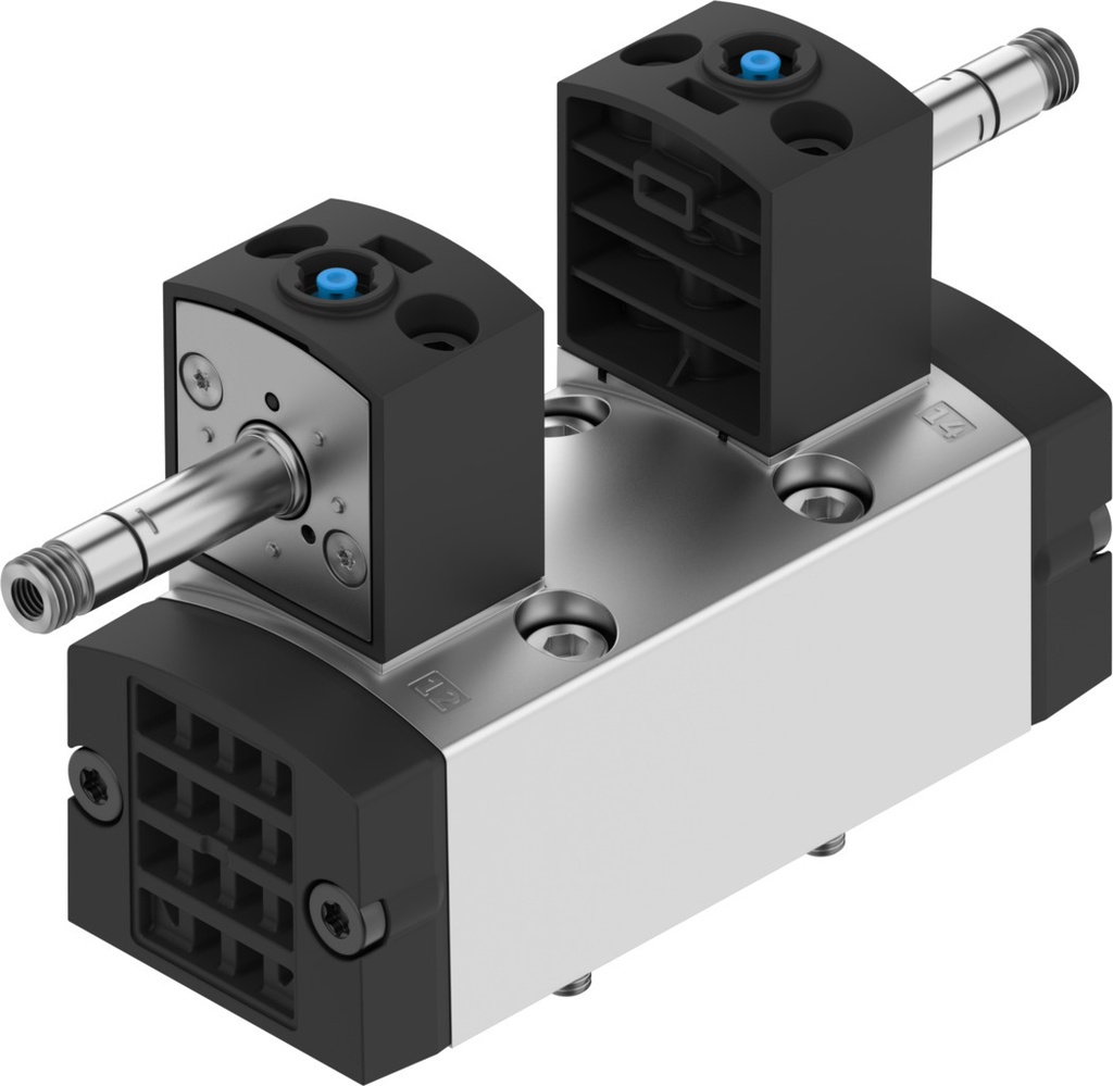 ELECTROVALVULA / 5/2 BIESTABLE / PLACA BASE INDIVIDUAL / TAM. 1 - 42MM - ISO 5599-1 / PILOTAJE INT. / ACCION ELECT. -  BOBINA 8MM