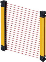 F3SG4SRB032025    Barrera de seguridad Categoría 4 PLe Sil3, Modelo Avanzado, Altura: 320mm. Resolución: 25mm Alcance: 20m, Salidas: 2xPNP/NPN.