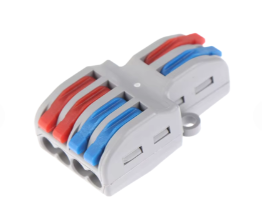 TERMINAL DE CONEXION RAPIDA DERIVACION DE 2 A 4 CANALES. Seccion: 0.25 a 4MM2  Imax: 32A