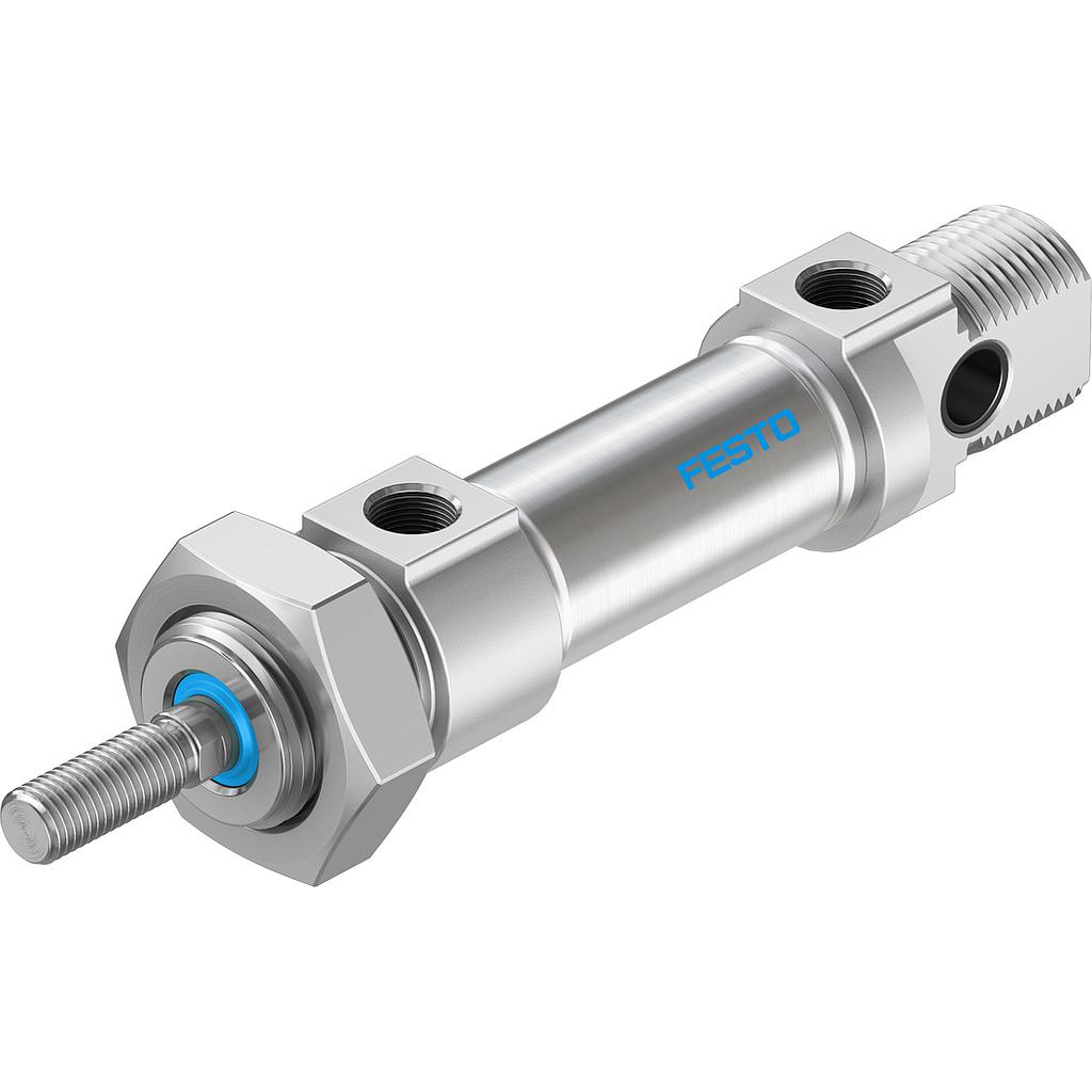 CILINDRO / ISO 6432 / DOBLE EFEC. / EMB. 20MM / CARRERA 65MM / AMORT. TOPES ELAST. / P/DETEC. POSI. / VAST. M8 / CONEX. NEU. G1/8