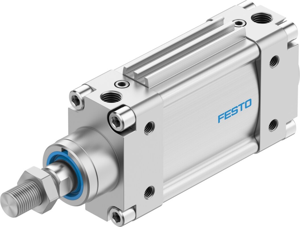 CILINDRO PLANO / DOBLE EFEC. / EMB. 40MM / CARRERA 150MM / AMORT. NEU. REGU. / P/DETEC. POSI. / CONEX. NEU. G1/4