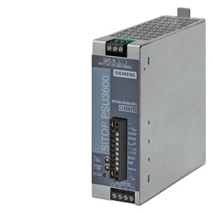 FUENTE DE ALIM SITOP PSU3600 Estabilizada. Entrada: 120-230VAC.  Salida: 3-52VDC/ 10A, 120W   6EP3343-0SA00-0AY0