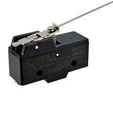 Switch de propósito general. Serie Z. Modelo Básico. Hasta 15 Amperes. Alta sensibilidad. 0,25 mm entre contactos. Varilla con resorte larga (baja fuerza). Terminales con tornillos.     Z15HW78B