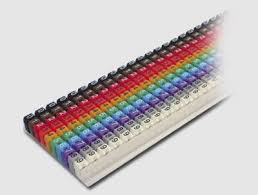 IDENTIFICADOR P/CABLE DE 4 A 6MM2 X 200UN (0,1,2,3,4,5,6,7,8,9)   COLOR     160.222