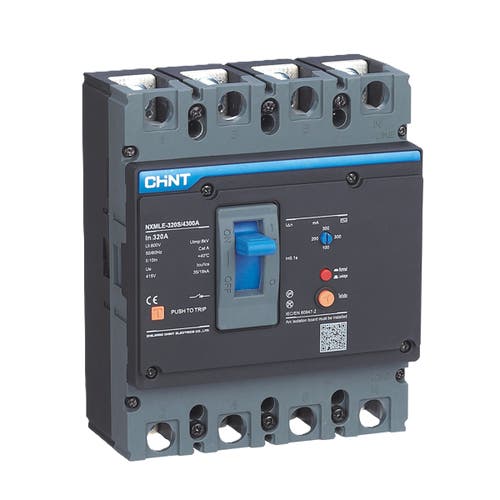 INTERRUPTOR CAJA MOLDEADA DIFERENCIAL - 4 P -In:160A Icu:35kA - Idn:100/200/300mA - Retardo 300ms