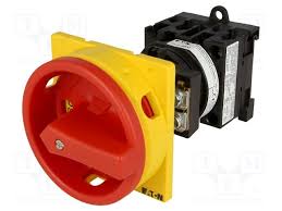 Interruptor general seccionador a levas  tetrapolar mont. empot., 20 A, de emergencia **