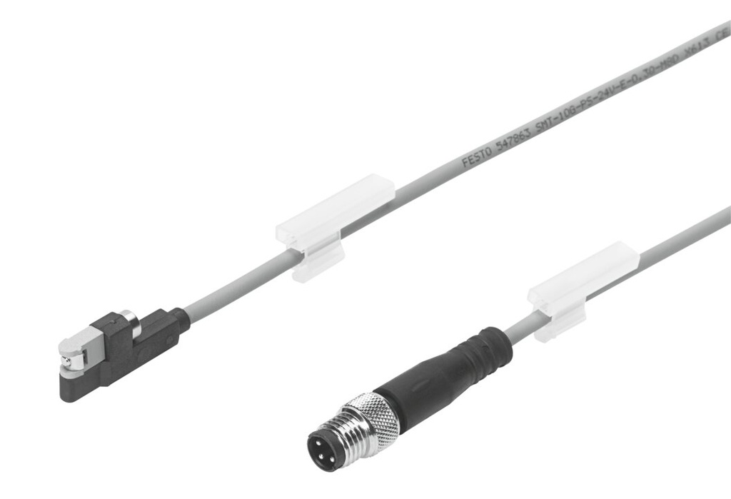 SENSOR P/RANURA REDONDA / PNP - NA - 3 HILOS / TENSION 10-30VDC / CABLE 30CM / CONEC. M8 - 3 CONTACTOS