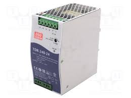 FUENTE DE ALIMENTACION SWITCHING TRIF.  380VCA / 24VCC 10A   Ent: 350…500VCA   Sal: 24VCC    RIEL DIN