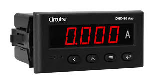 Amp digital 96x48, con 2 sal. relé.   Esc.: 1-5 Amp   Modbus/RTU