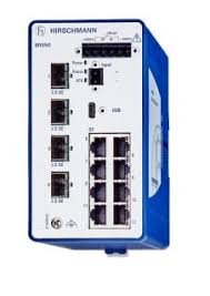 SWITCH INDUSTRIAL ETHERNET - gestionable, montaje en riel DIN, diseño sin ventilador Fast Ethernet, tipo de enlace ascendente Gigabit, 12 puertos en total: 8x 10 / 100BASE TX / RJ45; Fibra 4x 100 / 1000Mbit/s; 1. Enlace ascendente: 2 ranuras SFP (100/1000 Mbit/s); 2. Enlace ascendente: 2 ranuras SFP (100/1000 Mbit/s), Gestión local y sustitución de dispositivos USB-C, alimentación 2 x 12-24 VCC; Protocolo EtherNet / IP, protocolo IEC61850 (servidor MMS, modelo de conmutador), Modbus TCP, protocolo PROFINET; Temperatura de funcionamiento -40- + 70 C°; Dimensiones 73 mm x 138 mm x 115 mm; Carcasa PC-ABS; Aprobaciones: estándar básico CE, FCC, EN61131,EN62368-1; Seguridad de los equipos de control industrial cUL61010; Lugares peligrosos ISA12.12.01, Grado de protección IP30