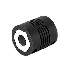 ACOPLE FLEX. RANURADO MAT. ACETAL, DIAM. EXT. 22MM, LARGO 24MM, DIAM. ACOPLE 10MM x 10MM, 10000RPM.    PFP22241010