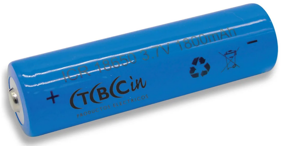 BATERÍA LITIO RECARGABLE P/LUMINARIAS AUTONOMAS LED 3.7V 1800mAh   BTL-1800