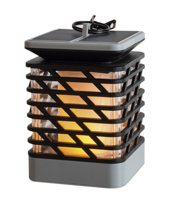 FAROL LED AUTONOMO SOLAR P/ COLGAR - EFECTO LLAMA