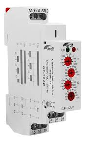CICLADOR ASIMETRICO 12~240V AC/DC 50~60Hz Máx: 16A AC (240V AC) Rango tiempo: 01s~100 días, ON, OFF Salidas: 2xSPDT Montaje a Riel Din  1 MOD