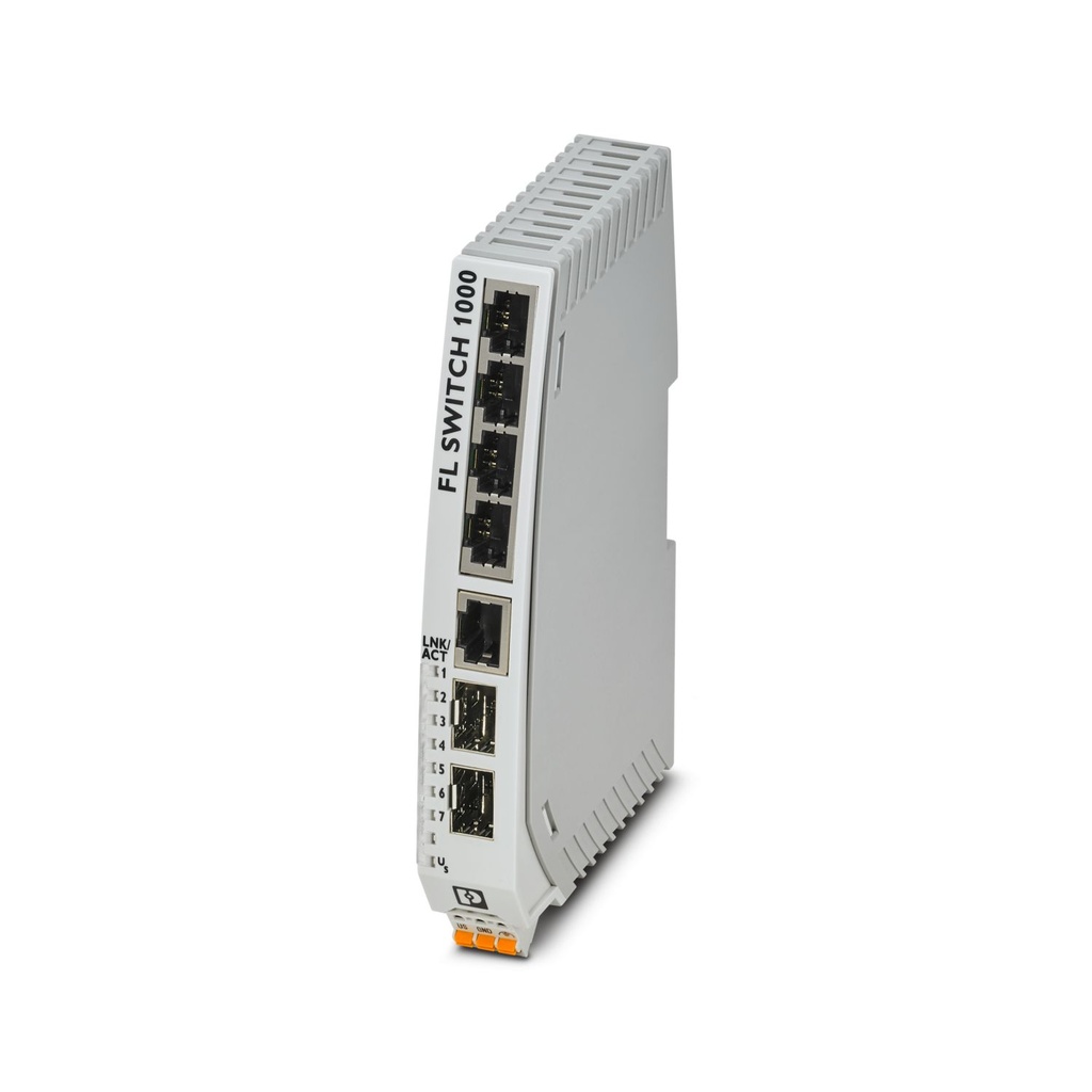 INDUSTRIAL ETHERNET Switch 1000, 5 puertos RJ45 10/100/1000 MBit/s, 2 Puertos SFP, PROFINET Conformance-Class A