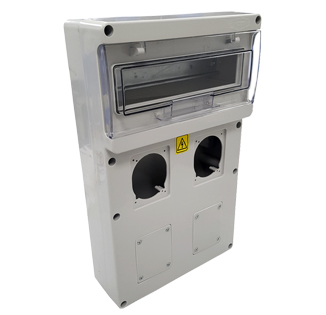 TABLERO PILAR CONEXDIN CX IP65 12M 2 TOMAS 300X270X112