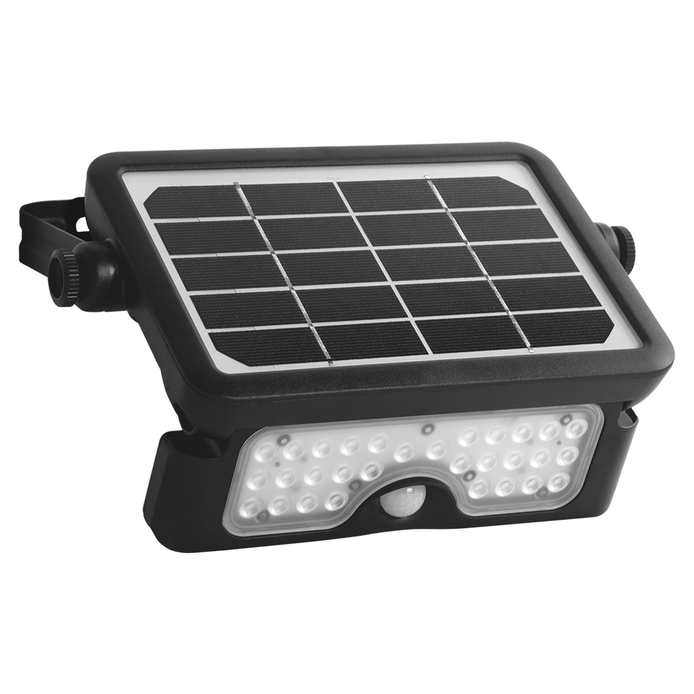 REFLECTOR SOLAR REBATIBLE CON SENSOR DE MOVIMIENTO 5W 3000K