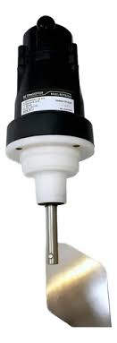 DETECTOR DE NIVEL A PALETA ROTATIVA CONEXION ROSCADA  2 1/2" BSP - RG, SALIDA RELE 1 NA + 1NC, ALIMENTACION 24VCA. PALA Y EJE AC. INOX. AISI 304.