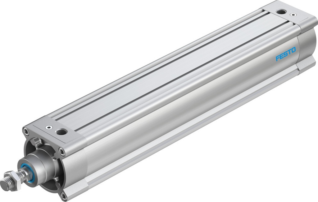 CILINDRO / ISO 15552 / DOBLE EFEC. / EMB. 100MM / CARRERA 1350MM / AMORT. NEU. REGU. / P/DETEC. POSI. / VASTAGO M20X1,5 / CONEX. NEU. G1/2