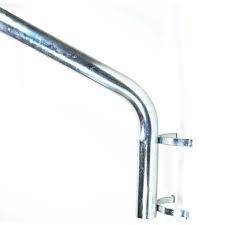 BRAZO 1.2MTS. DE VUELO D.57MM CAÑO GALV. C/ABRAZ.  P/ LUM. ALUM. PUBLICO