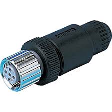 Conector plástico, IP67, recto, hembra. Métrica 12, 4 polos, codificación A. Conexión a tornillo. Para cables hasta 6mm.  XS2CD4S1