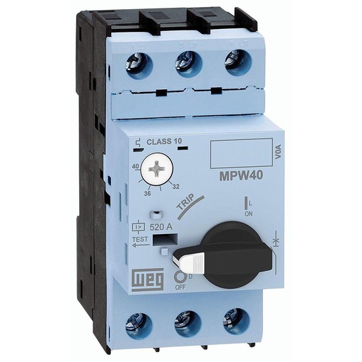 [MPW40-3-C063] GUARDAMOTOR TERMOMAG REG.  0.40-0.63A MPW250.63
