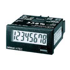 [H7ECNB] CONTADOR C/DISPL. LCD 48X24 7 DIG 30HZ  Batería interna. IP66. Entradas para señales de contacto seco. Frecuencia máxima: 30 Hz ó 1 KHz. Color negro. Display estándar. Reset externo y reset frontal manual. Para montaje en panel.  H7ECNB