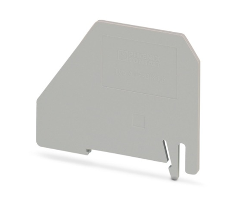 [ATP-DIK 1.5] PLACA SEPARADORA BORNES ANCH 2 MM GRIS