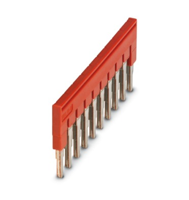 [FBS 10-6] PUENTE ENCHUF P/PUENTEADO CENTRAL 10P ROJO