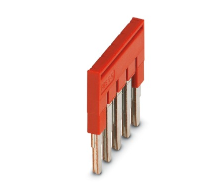 [FBS  5-5] PUENTE ENCHUF P/PUENTEADO CENTRAL  5P  ROJO