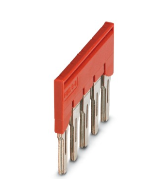 [FBS  5-8] PUENTE ENCHUF P/PUENTEADO CENTRAL  5P  ROJO