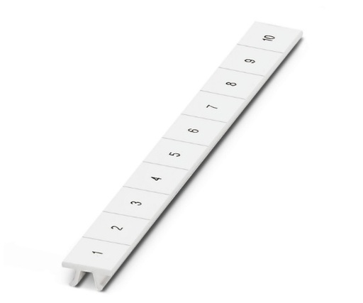 [ZB10.LGS:FORTL.ZAHLEN 11-20] TIRA ZACK 10UN ROTU LONG. C/NUM 1-10 11-20 ETC. HASTA 991-1000 BLANCO