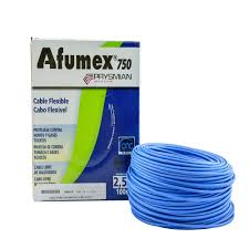 [134909] CABLE FLEX AFUMEX 750 1X 1.5MM2 CELESTE X MT LS0H