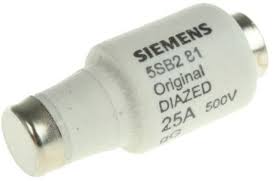[100656106] (CONSULTAR) FUSIBLE ORIG. DIAZED 25A CURVA GG 50KA