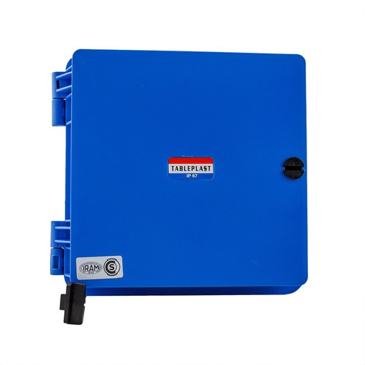 [137367] GAB POLIPROP AZUL 297 X 284 X 150MM C/CHASIS IP65 IK10