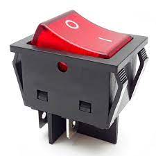 [139449] INT TECLA 15A 250V ON-OFF ROJO C/LUZ