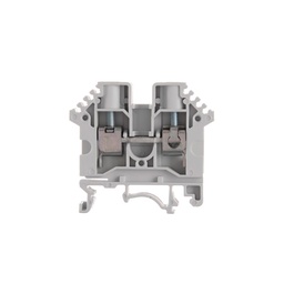 [7790465000600] BORNE P/CABLE FLEX RIGIDO GRIS 6  10MM2 41A/800VAC      060.100