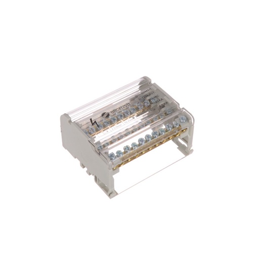 [BRC412511/N] BORNERA REPARTIDORA TETRAP.  4P     11 CONEX FIJAS