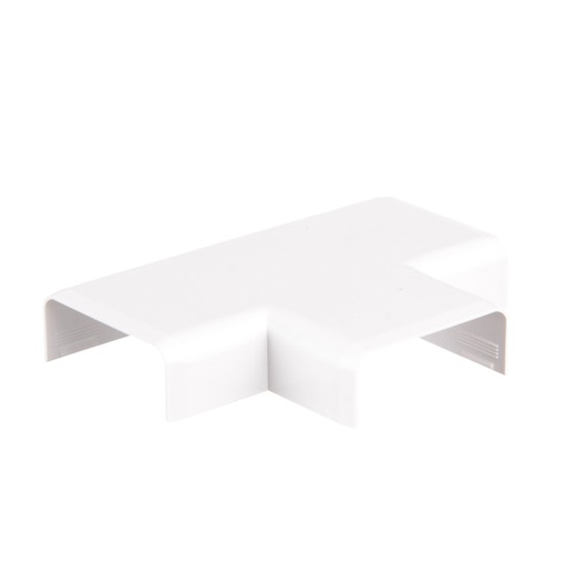 [TE-3012-BL] TE PLANA P/CANAL 30 X 12 MM BLANCO